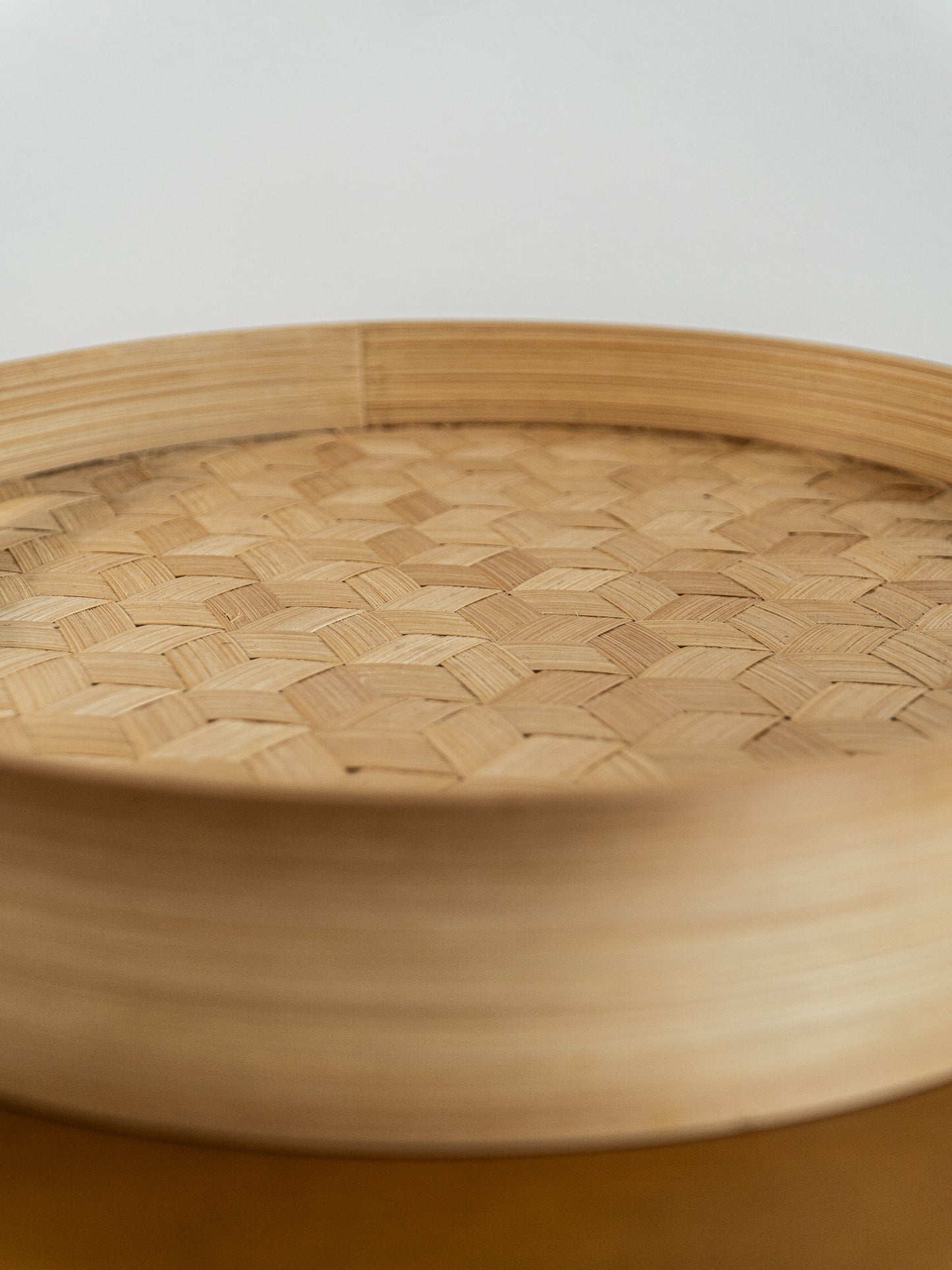 Handmade bamboo serving tray